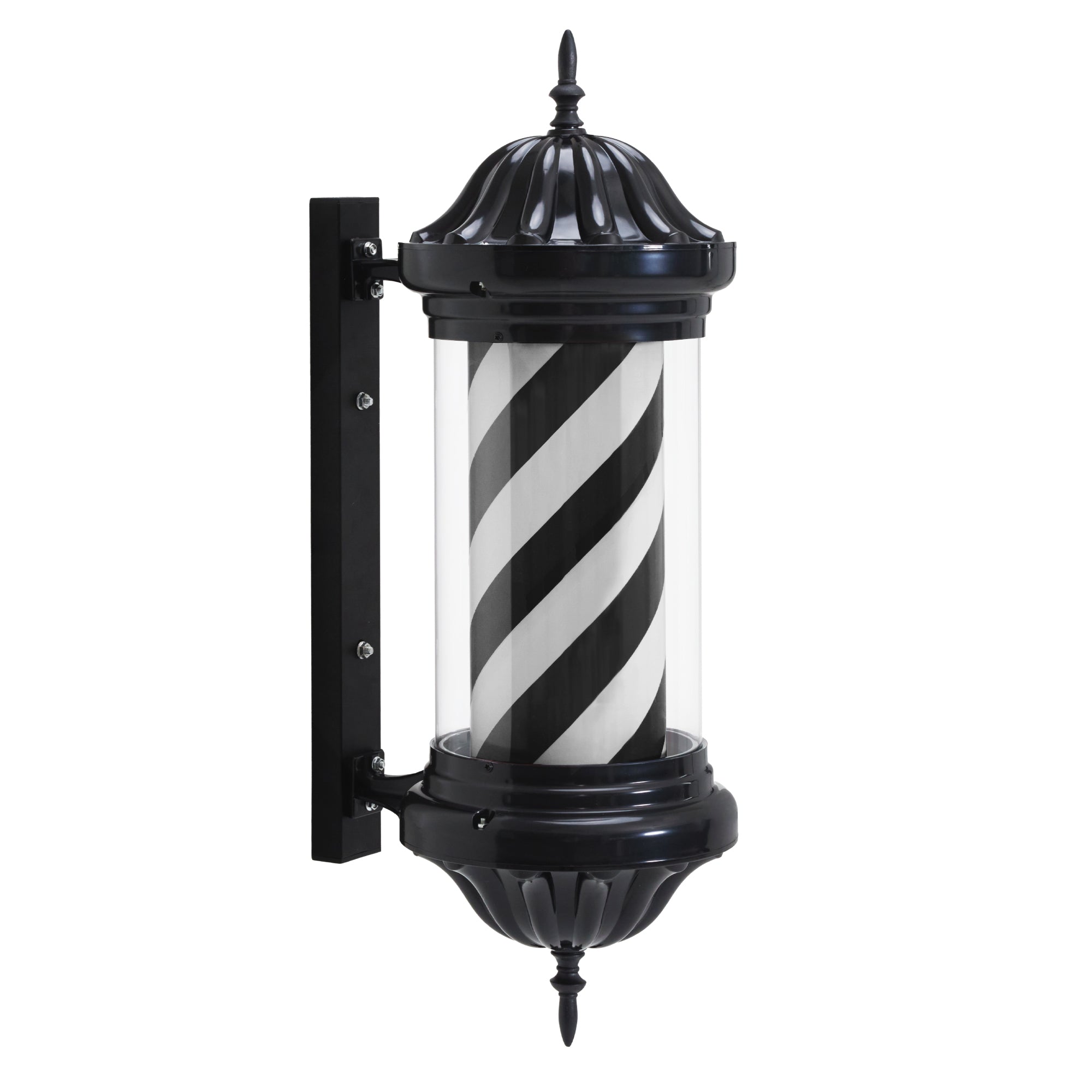 Poteau de barbier BarberPub, éclairage LED pour salon de coiffure, poteau rotatif de 70 cm, économie d'énergie, L054