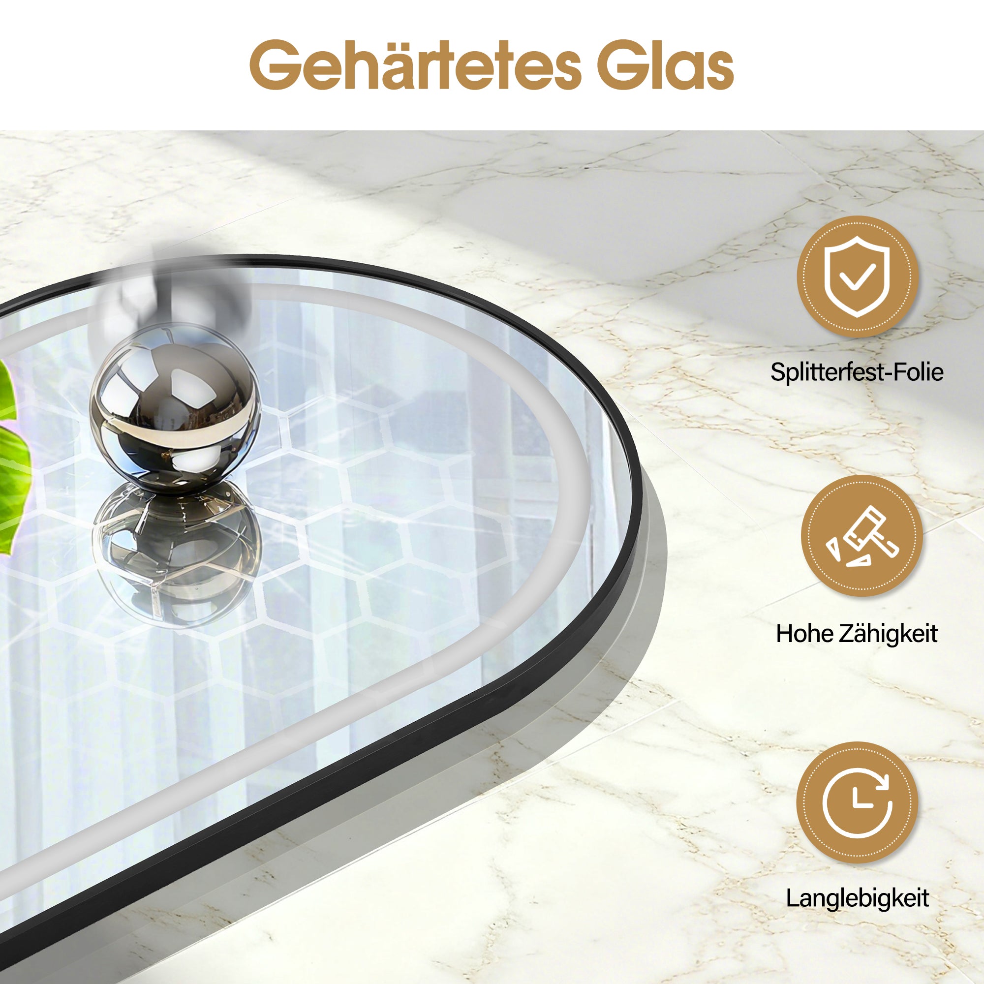 BarberPub Wandspiegel mit Beleuchtung, Ganzkörperspiegel mit Aluminiumrahmen, Großer Spiegel mit Ablage, Touch-Schalter, 3 Lichtfarben Dimmbar, für Friseursalon, 17x65x177 cm, J6270