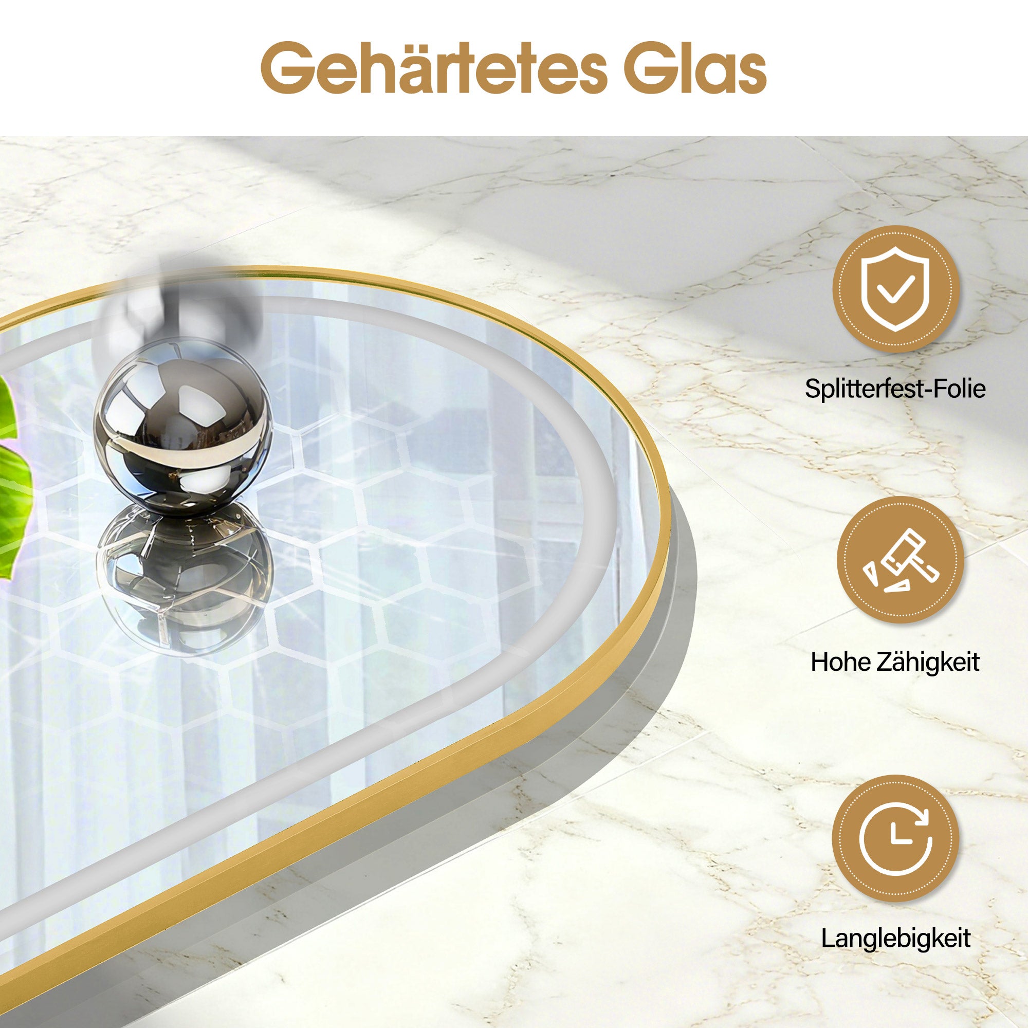 BarberPub Wandspiegel mit Beleuchtung, Ganzkörperspiegel mit Aluminiumrahmen, Großer Spiegel mit Ablage, Touch-Schalter, 3 Lichtfarben Dimmbar, für Friseursalon, 17x65x177 cm, J6270