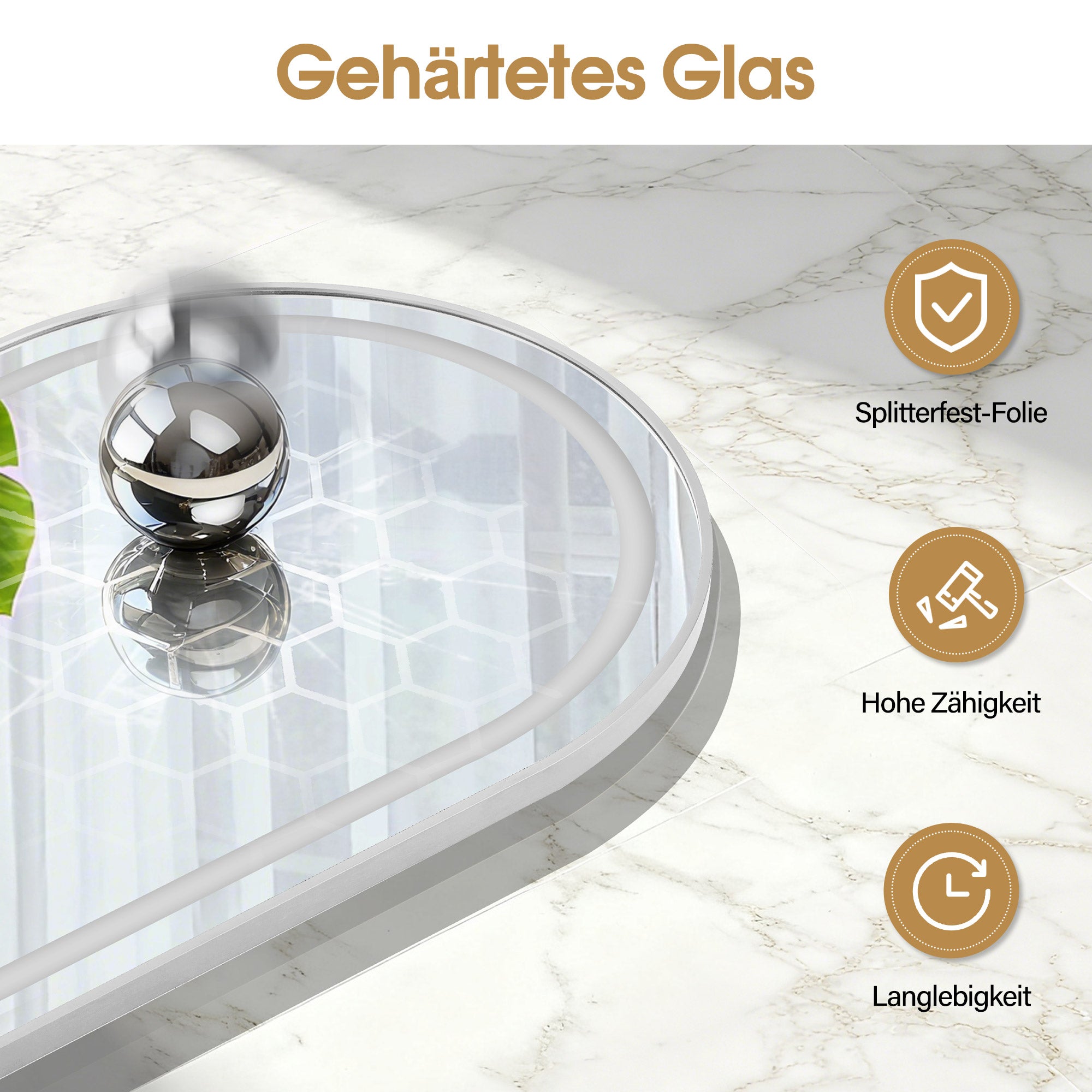 BarberPub Wandspiegel mit Beleuchtung, Ganzkörperspiegel mit Aluminiumrahmen, Großer Spiegel mit Ablage, Touch-Schalter, 3 Lichtfarben Dimmbar, für Friseursalon, 17x65x177 cm, J6270