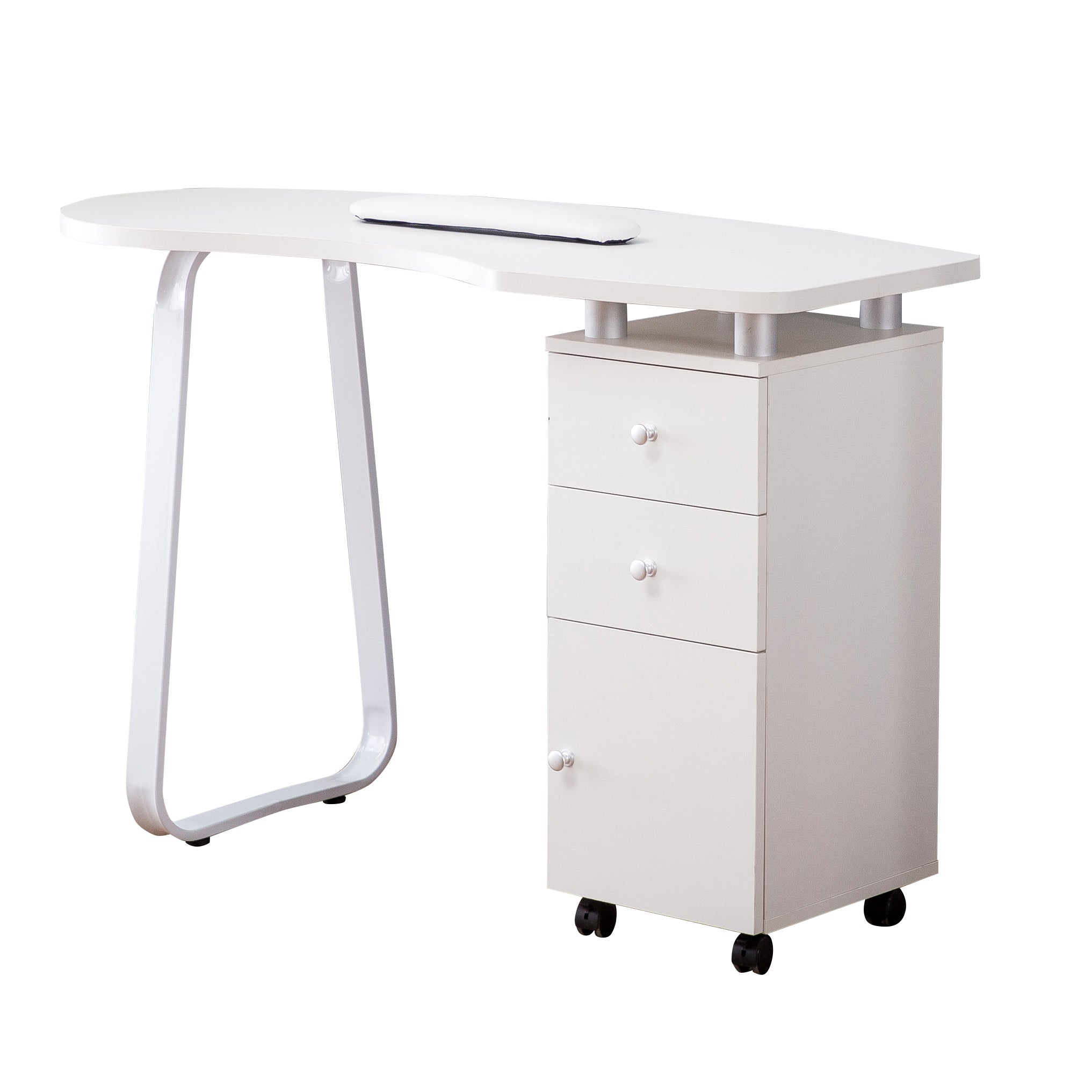 Table de studio de barbier, table de manucure, table à ongles 0400