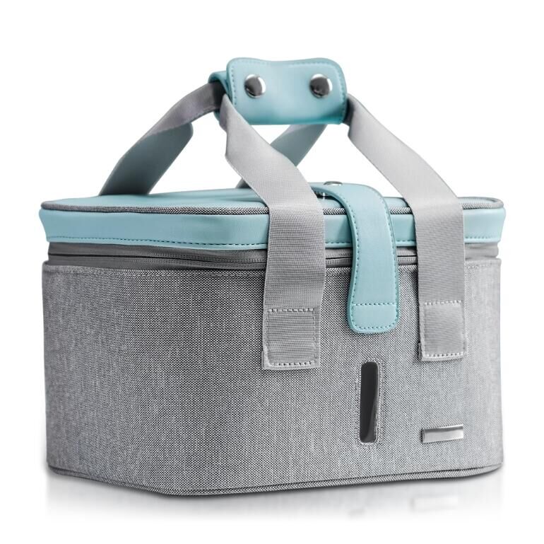 Stérilisateur UV portable BarberPub, sac de désinfection UV, sac de stérilisation, rechargeable par USB, avec 6 UVC + 6 LED, TG27BY