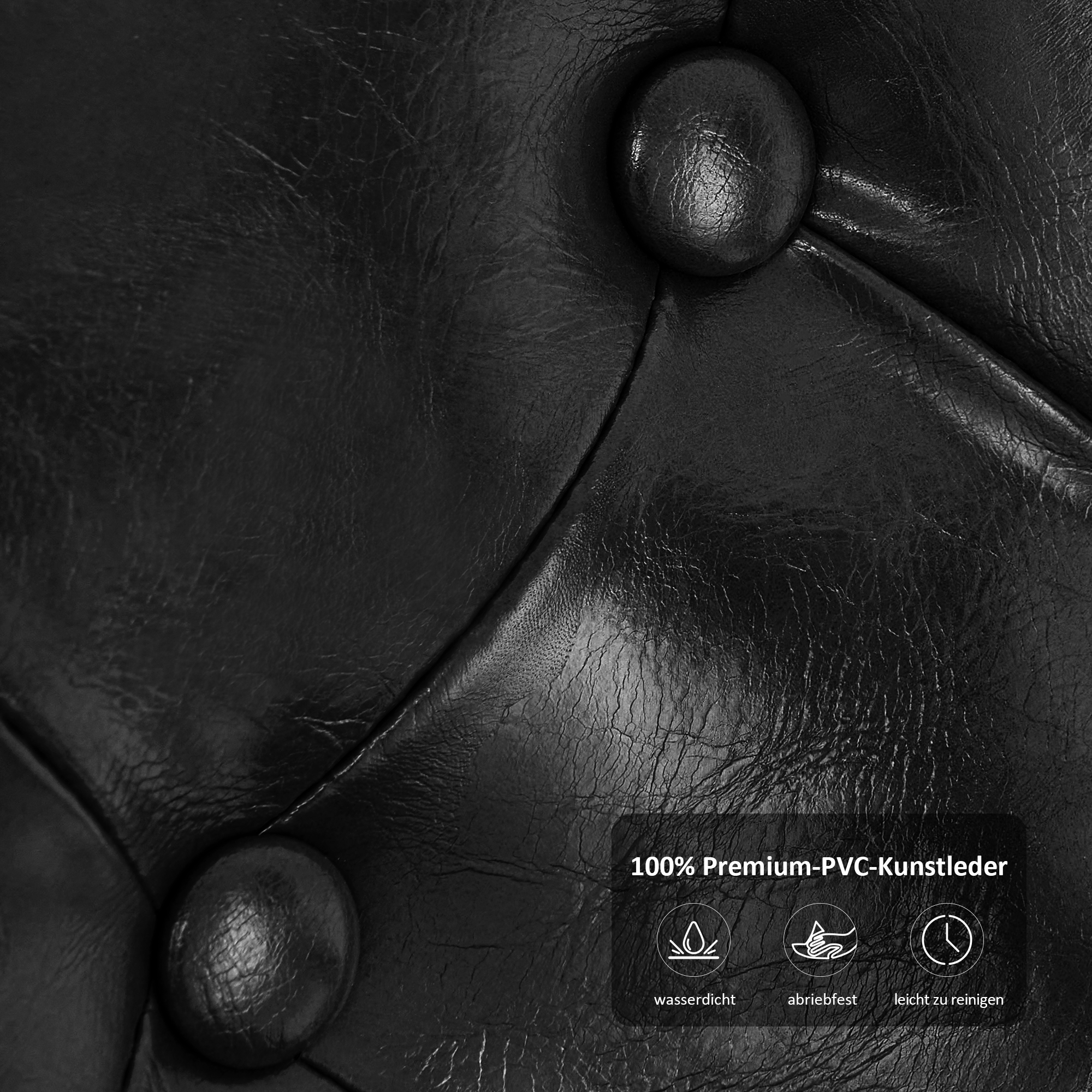 Fauteuil de coiffure Barberpub hydraulique 2933, style rétro/vintage, pivotant à 360°, simili cuir, cadre doré/cadre or rose, 113 × 68 × 109 cm