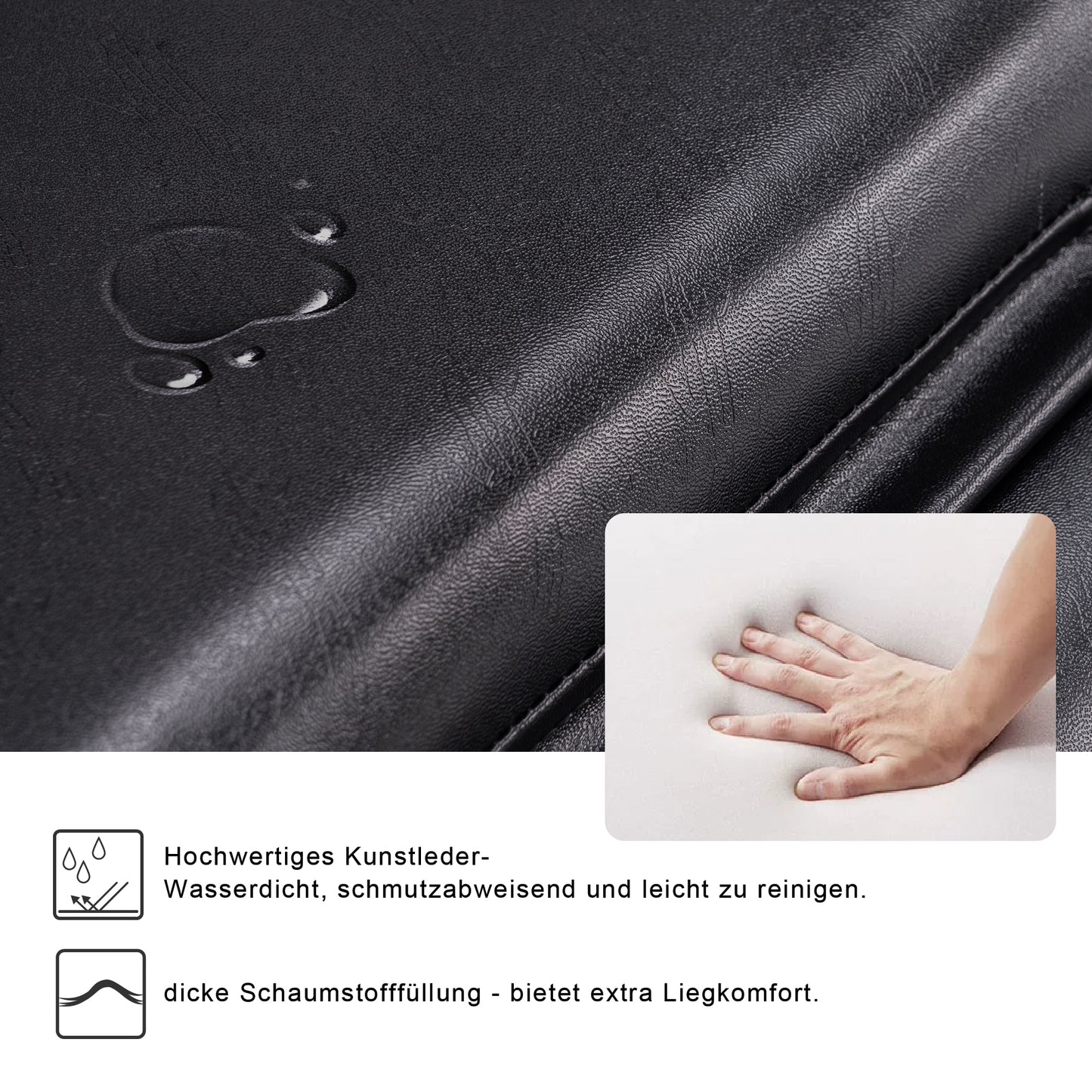 BarberPub Rückwärtswaschsessel Shampoo Chair SPA Salon Einrichtung 8145BK