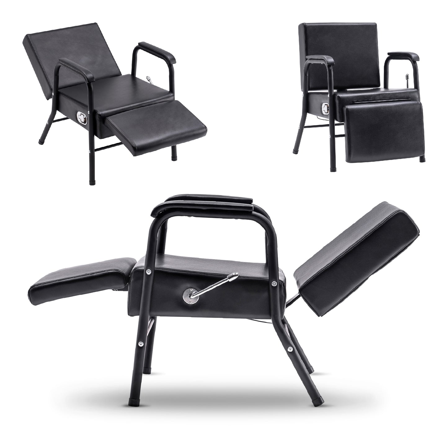 BarberPub Rückwärtswaschsessel Shampoo Chair SPA Salon Einrichtung 8145BK