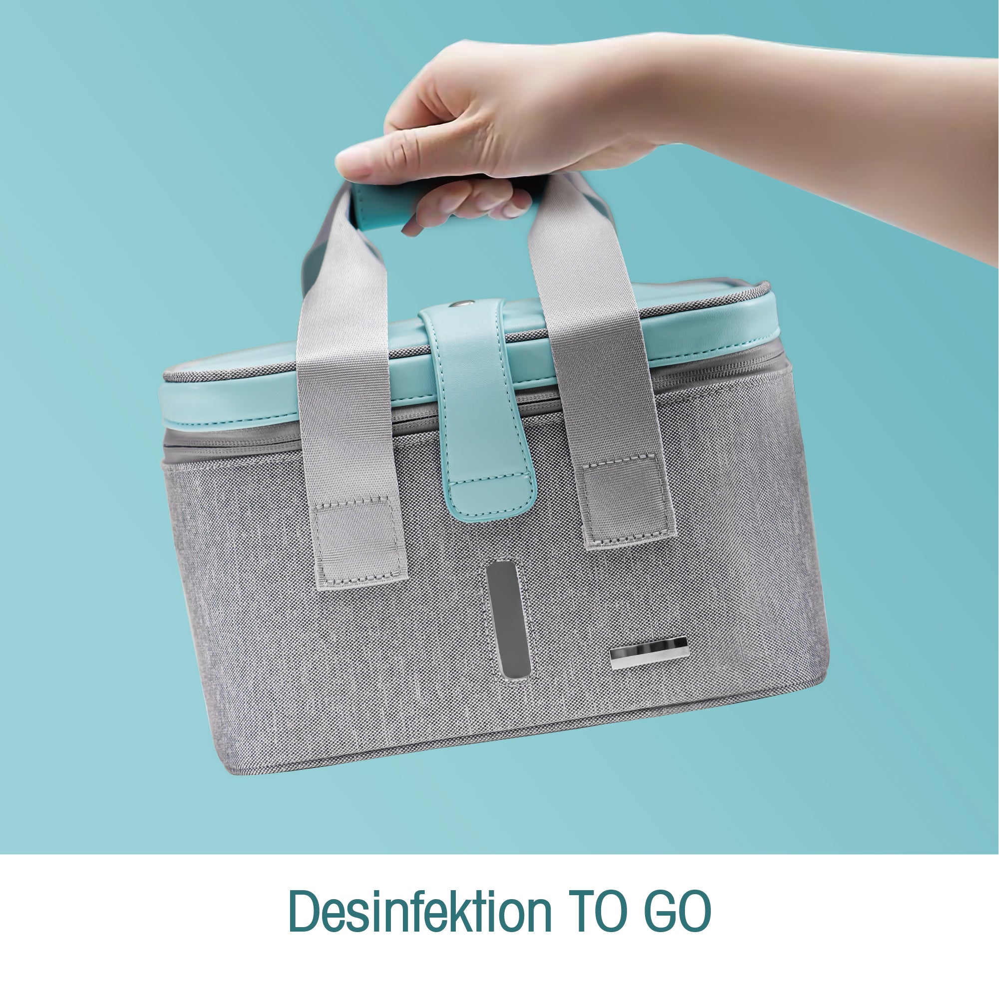 Stérilisateur UV portable BarberPub, sac de désinfection UV, sac de stérilisation, rechargeable par USB, avec 6 UVC + 6 LED, TG27BY