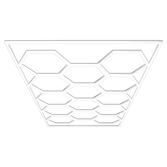 Barberpub Hexagon LED Garage Light, 68970LM 6500K Hexagon LED Beleuchtung für Werkstatt, Friseursalon, 14 Grid