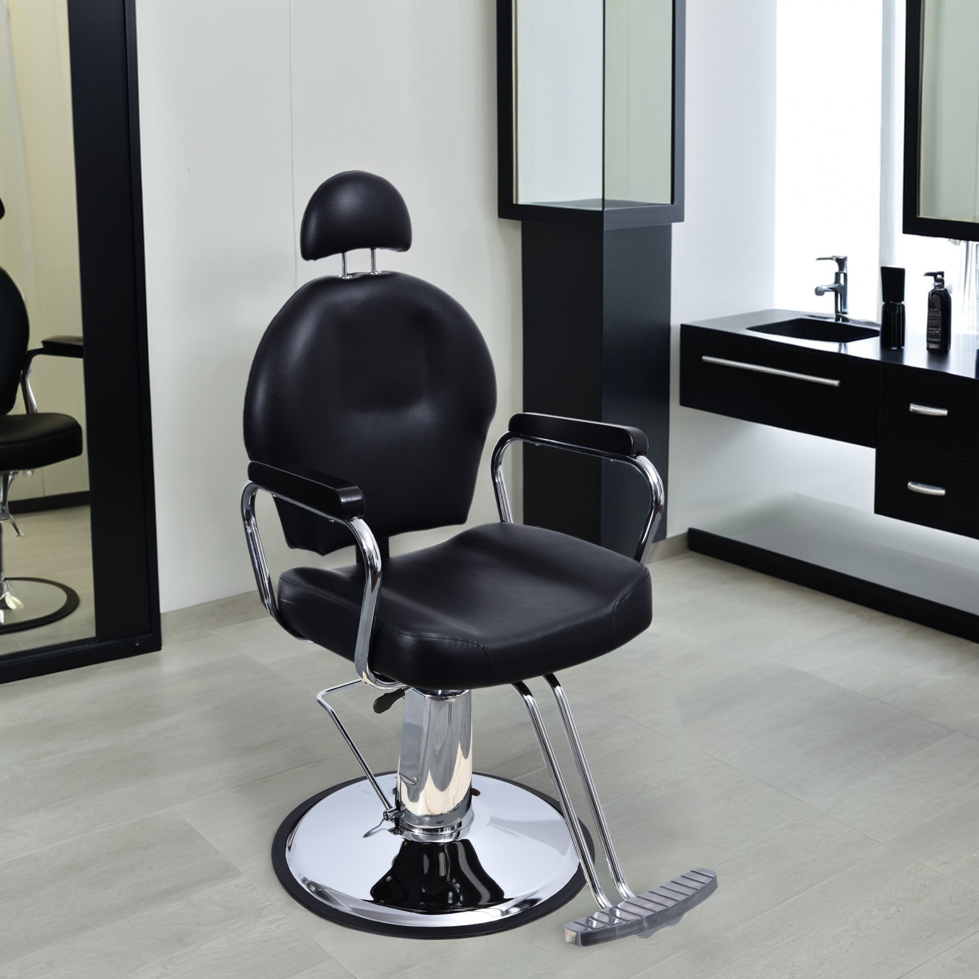 Barberpub Friseurstuhl Friseursessel Bedienungsstuhl Friseureinrichtung 3022BK