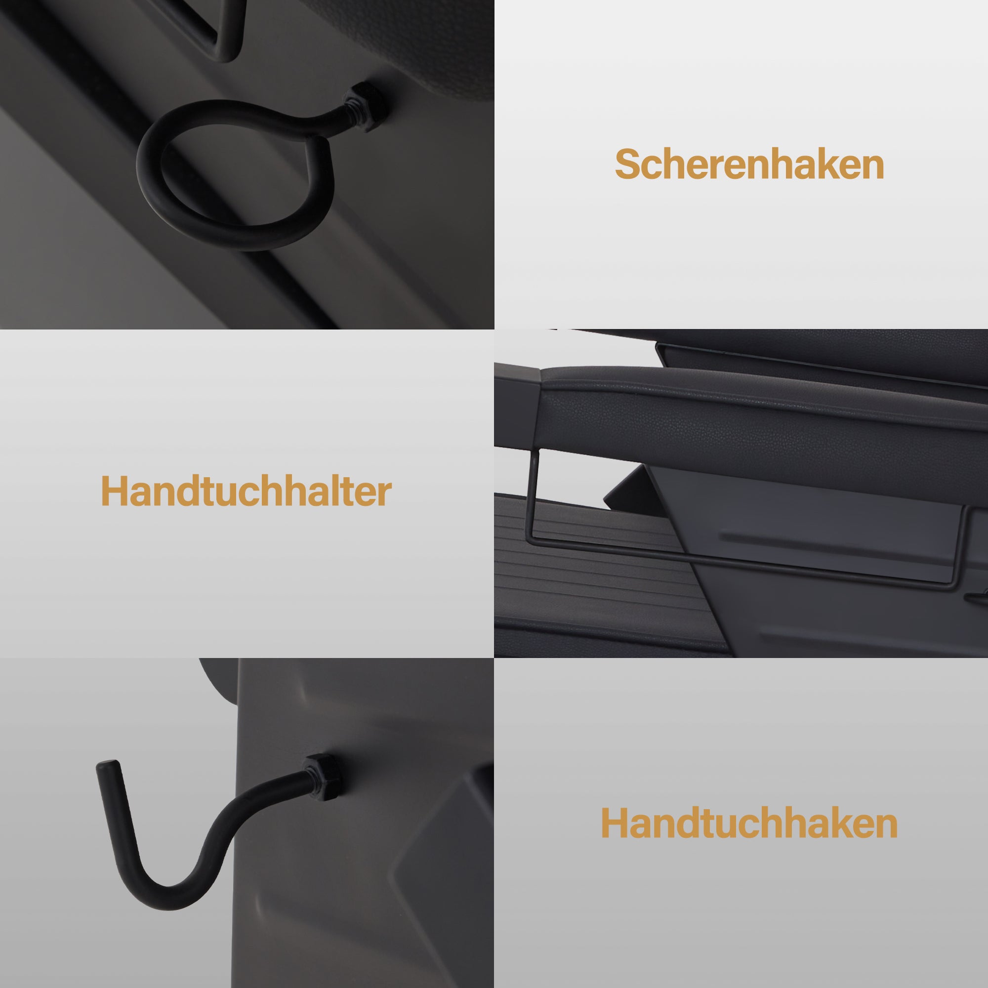 BarberPub Friseurstuhl mit Kopfstütze Kippbar, Friseureinrichtung  mit Hydraulikpumpe 360° Drehbar, Bedienungsstuhl Höhenverstellbar, Barber Stuhl Kunstleder, 3823