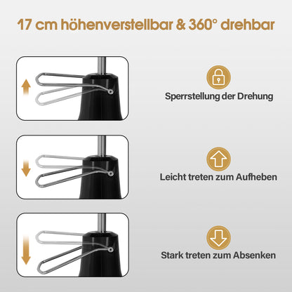 BarberPub Friseurstuhl mit Kopfstütze Kippbar, Friseureinrichtung  mit Hydraulikpumpe 360° Drehbar, Bedienungsstuhl Höhenverstellbar, Barber Stuhl Friseurstühle Kunstleder, 3855