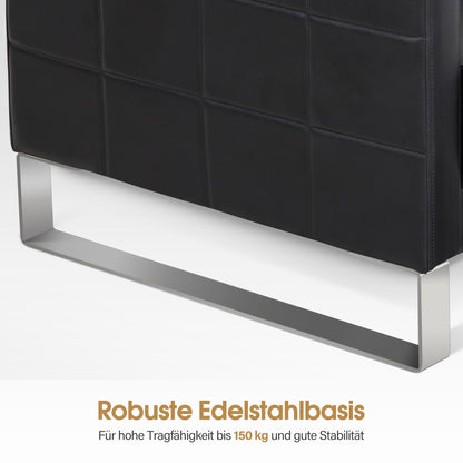 BarberPub Friseurstuhl mit Waschbecken & Edelstahlbasis, Friseurwaschbecken aus Keramik Verstellbar, Friseurwaschsessel für SPA Salon Friseur Waschplatz 8611