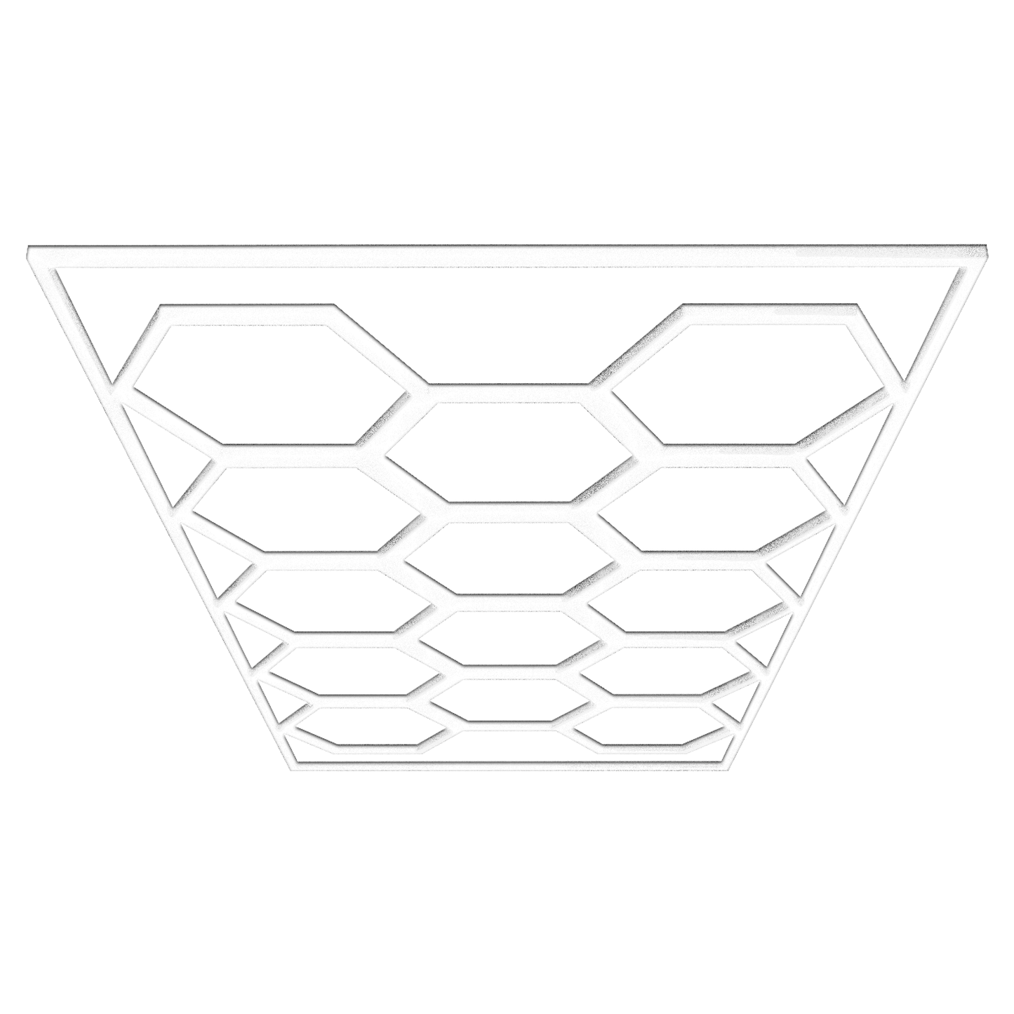 Barberpub Hexagon LED Garage Light, 68970LM 6500K Hexagon LED Beleuchtung für Werkstatt, Friseursalon, 14 Grid
