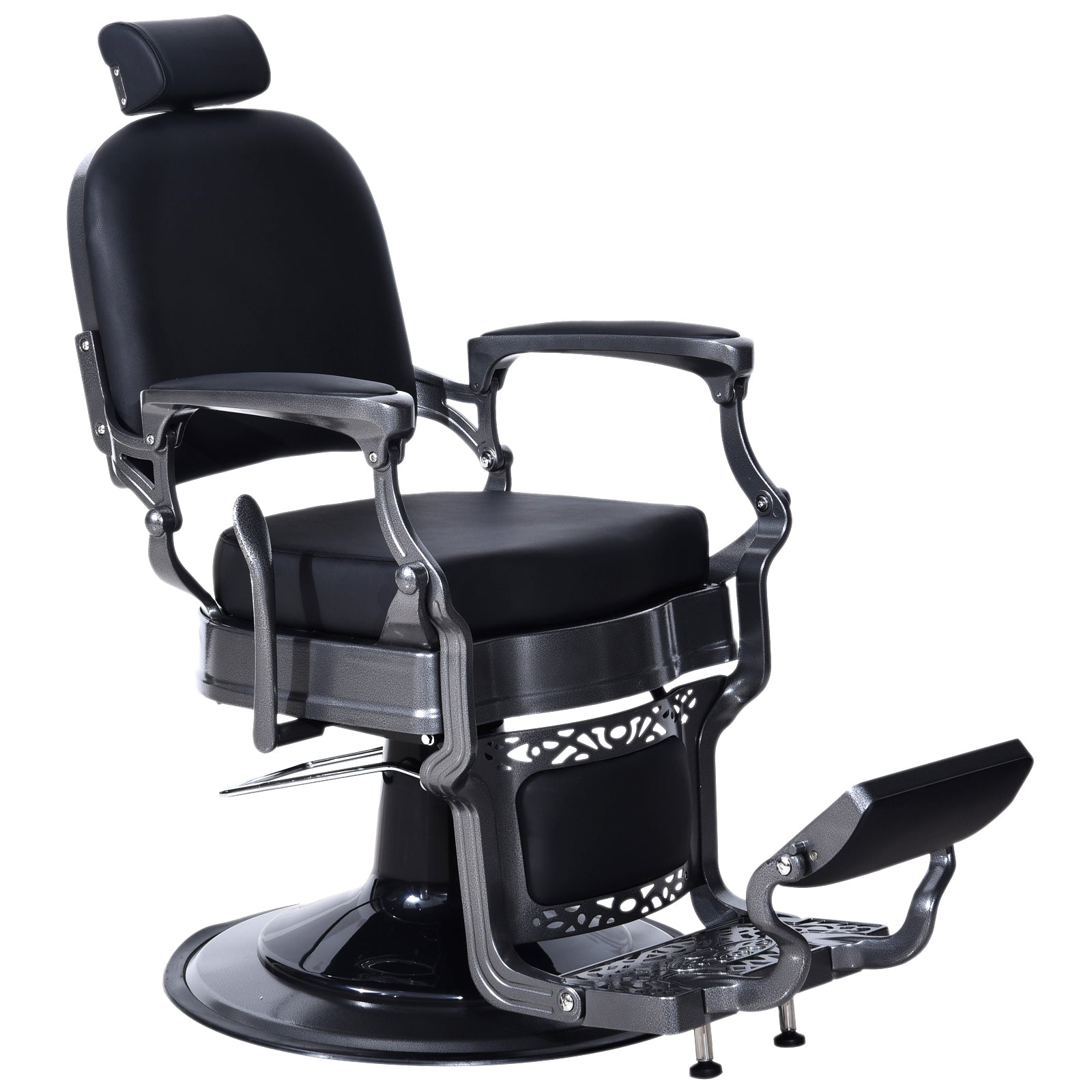 Barberpub Friseurstuhl Friseursessel mit Retro-/ Vintage Stil 3850BK