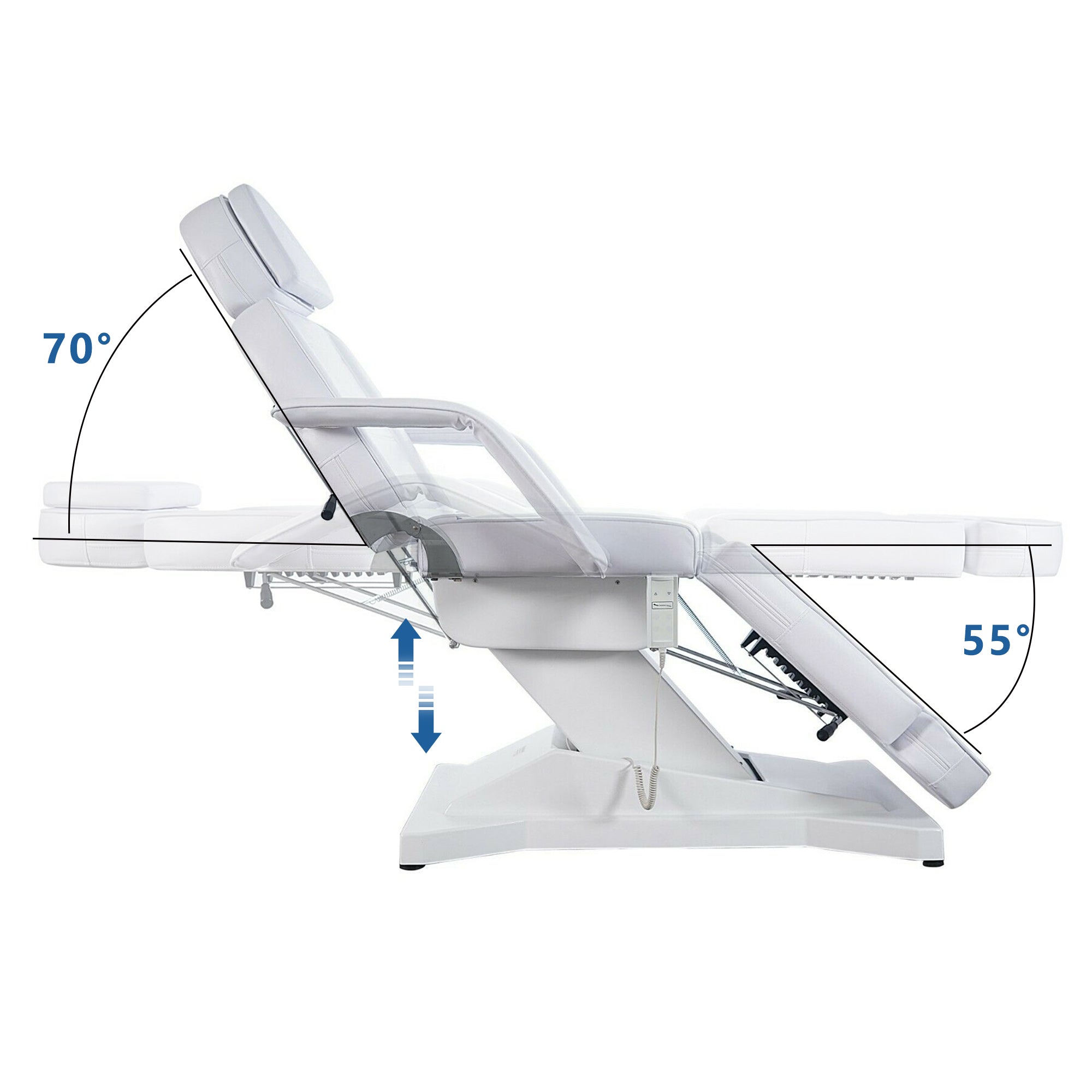 Barberpub Elektrische Kosmetikliege Therapieliege Massageliege 1 Motor 0271W