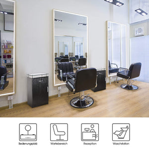 BarberPub multifunktionale Aufbewahrungsschrank Friseur Salon SPA 3018BK