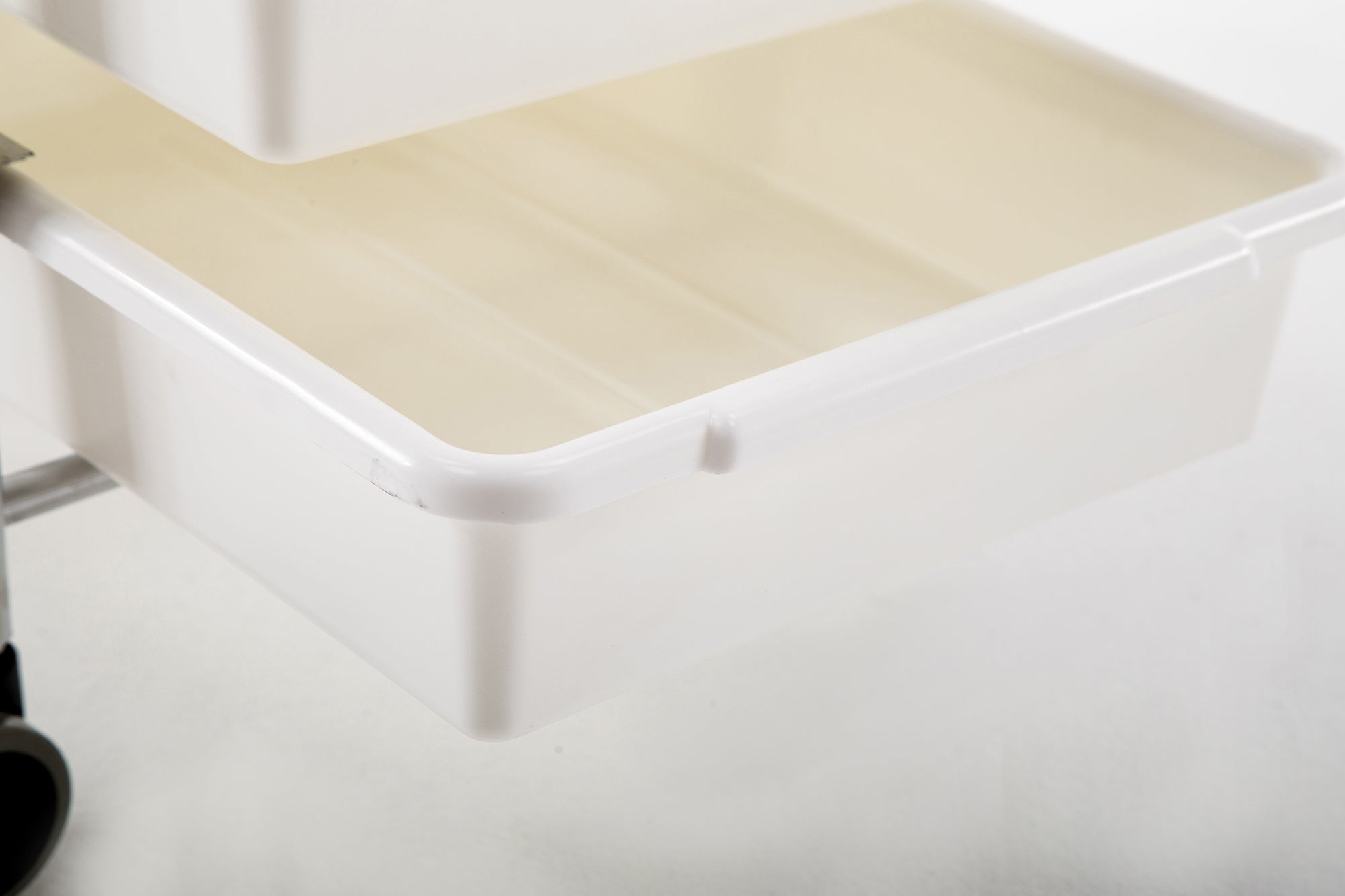 Barberpub Fußpflegehocker Pedikürhocker Rollhocker Maniküre Nagel Kosmetikstuhl 5005BK/W