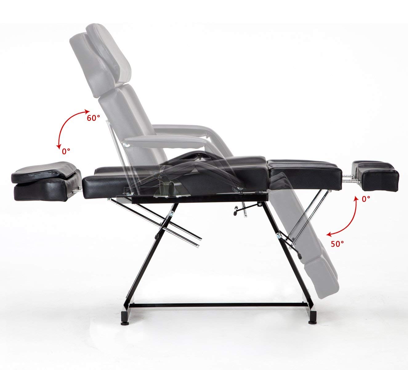 Barberpub Kosmetikliege Therapieliege Tattooliege Massageliege Kosmetikstuhl 0017BK/W