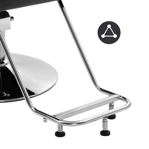 Barberpub Hydraulischer Friseurstuhl, Friseursessel Bedienungsstuhl  Höhenverstellbar, barber chair Drehstuhl Schönheitssalon-stuhl Friseureinrichtung, Kunstleder, 3807