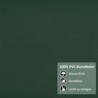 Barberpub Hydraulischer Friseurstuhl, Friseursessel Bedienungsstuhl  Höhenverstellbar, Barber Chair Drehstuhl Schönheitssalon-Stuhl Friseureinrichtung, Kunstleder, 8899 (Schwarz/ Grün)
