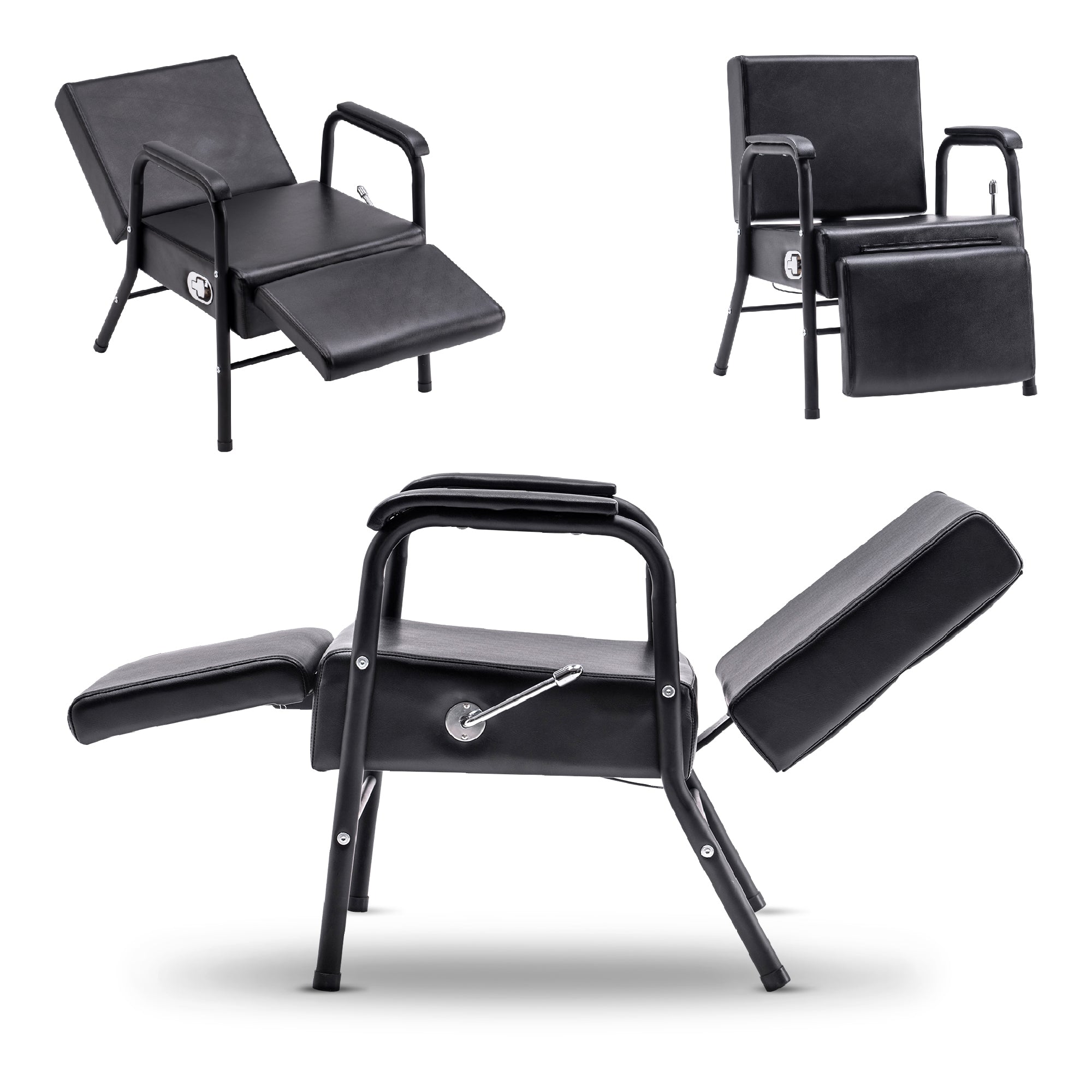 BarberPub Rückwärtswaschsessel Shampoo Chair SPA Salon Einrichtung 8145BK