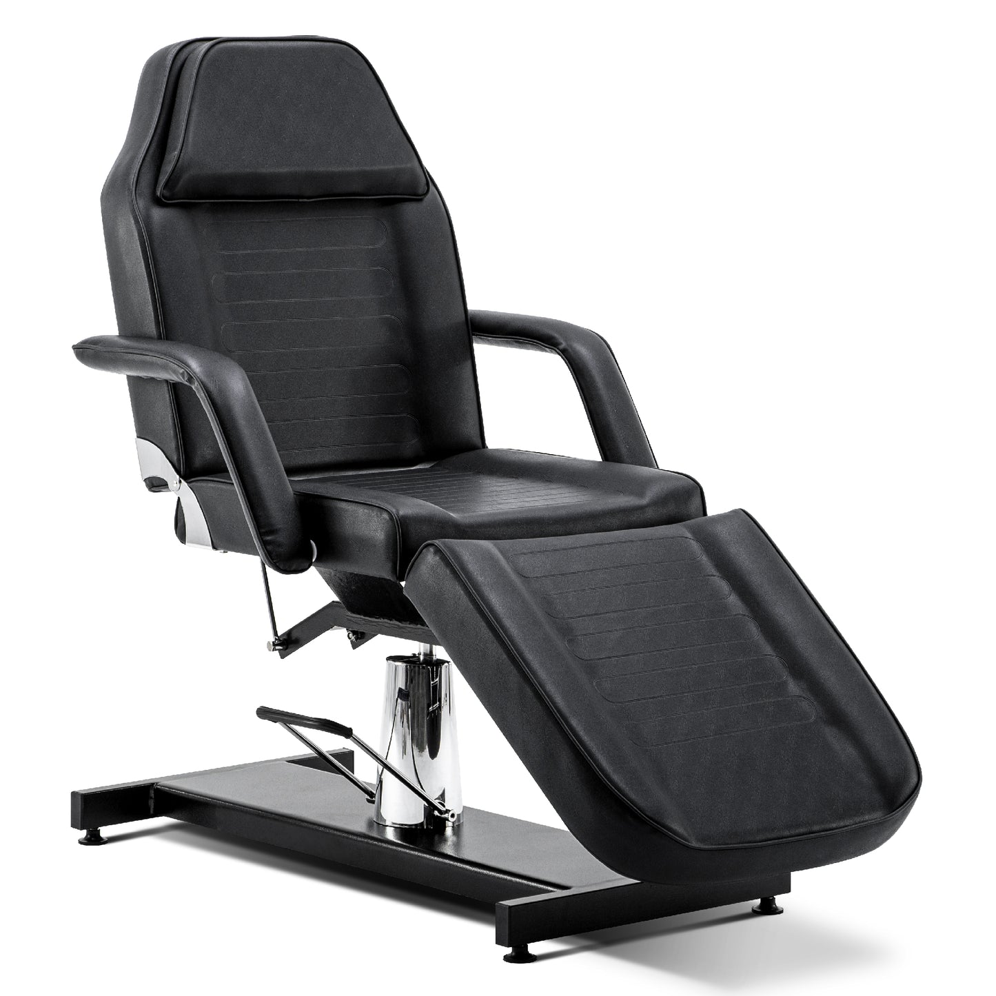 Barberpub Hydraulische Kosmetikliege Therapieliege Massageliege Tattooliege 0006BK/W