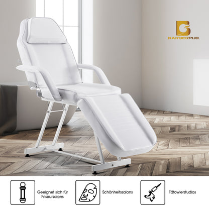 Barberpub Kosmetikliege Therapieliege Massageliege Tattooliege Kosmetikstuhl 0015BK/W